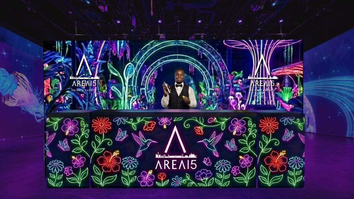 10ft LED Display Bar + Video Wall