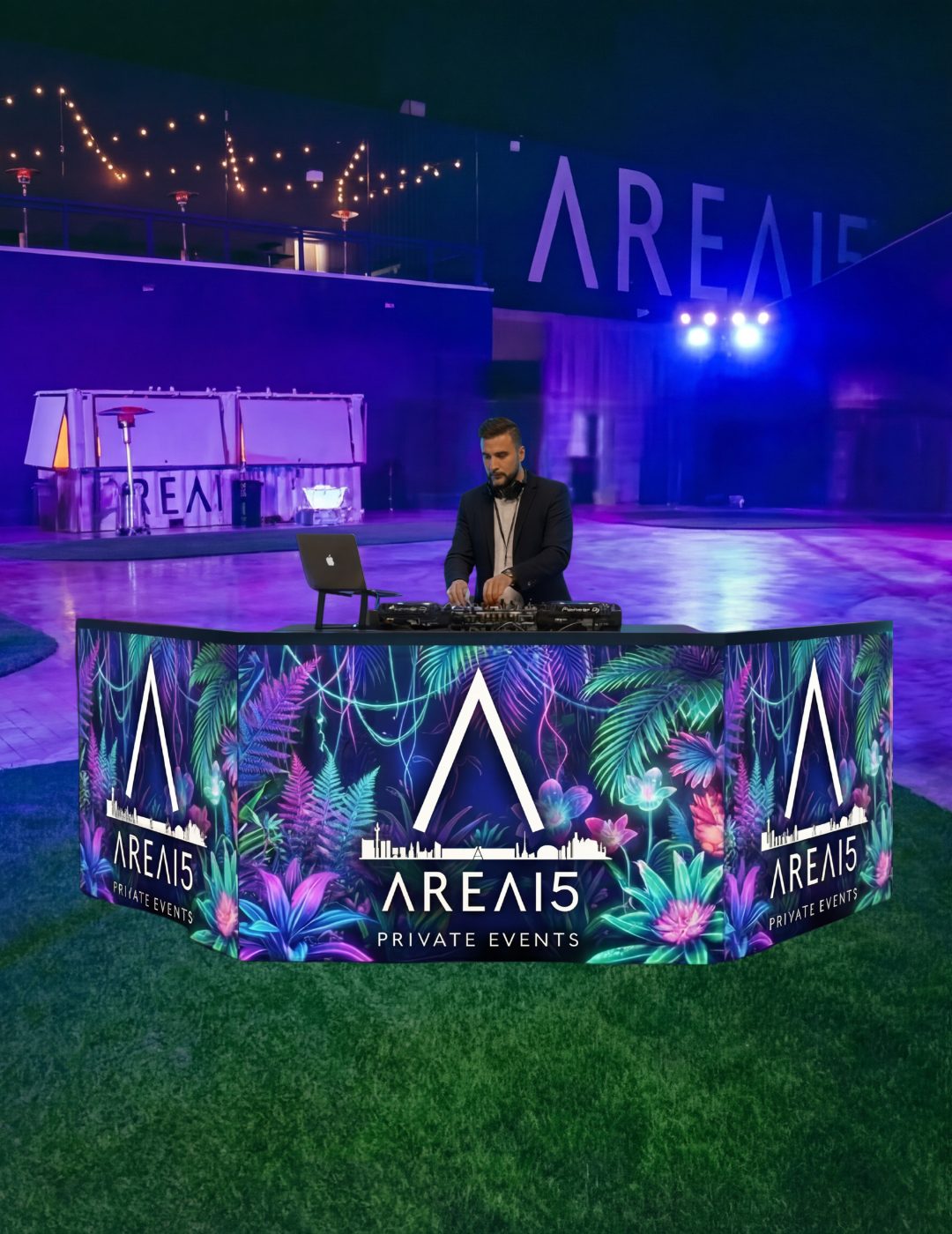 3-Sided LED DJ Booth